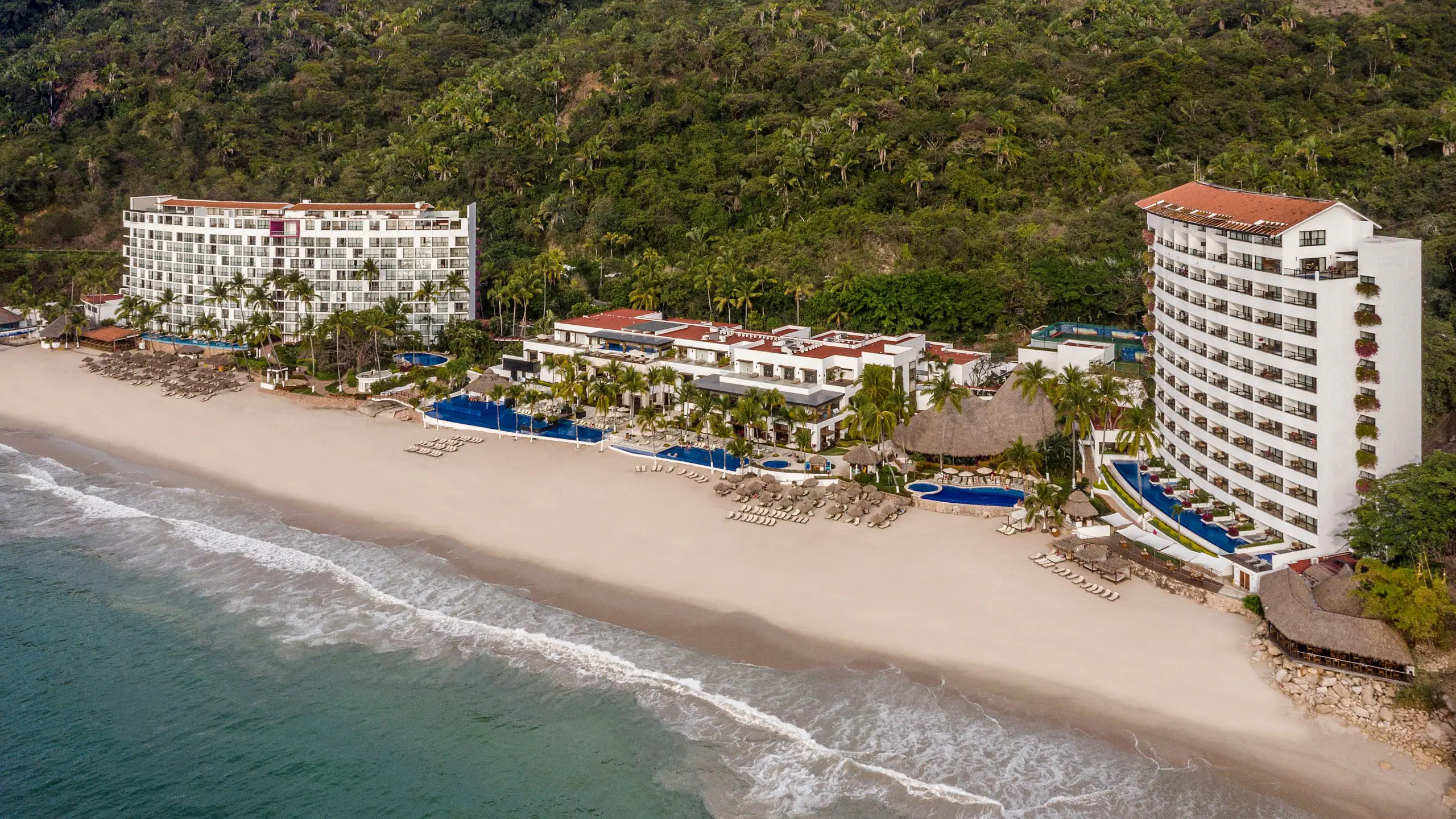 Hyatt Ziva Puerto Vallarta all-inclusive beachfront resort with tropical pools and oceanfront views in Mexico.
