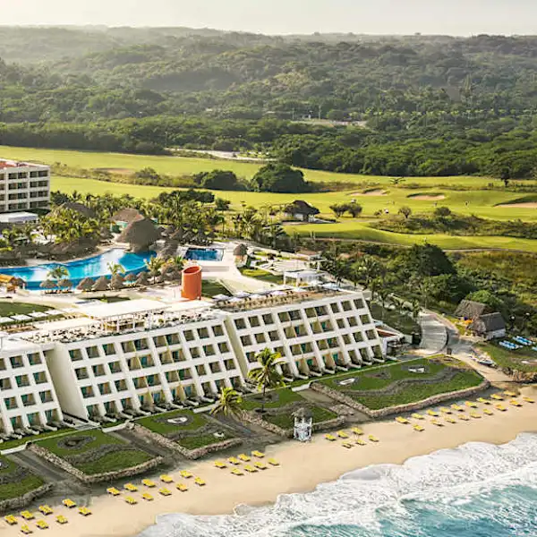 Iberostar Selection Playa Mita beachfront all-inclusive resort with pools, golf access, and ocean views in Riviera Nayarit, Mexico.