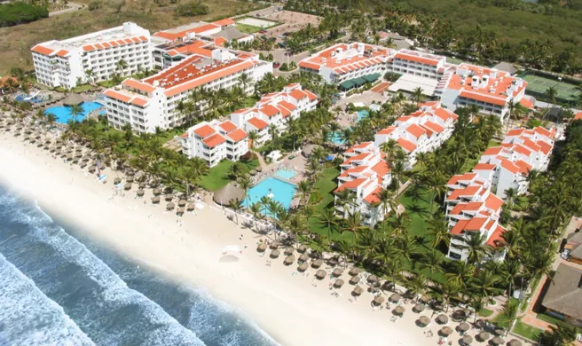 Marival Emotions Resort and Suites family-friendly all-inclusive resort with pools and beachfront setting in Riviera Nayarit.