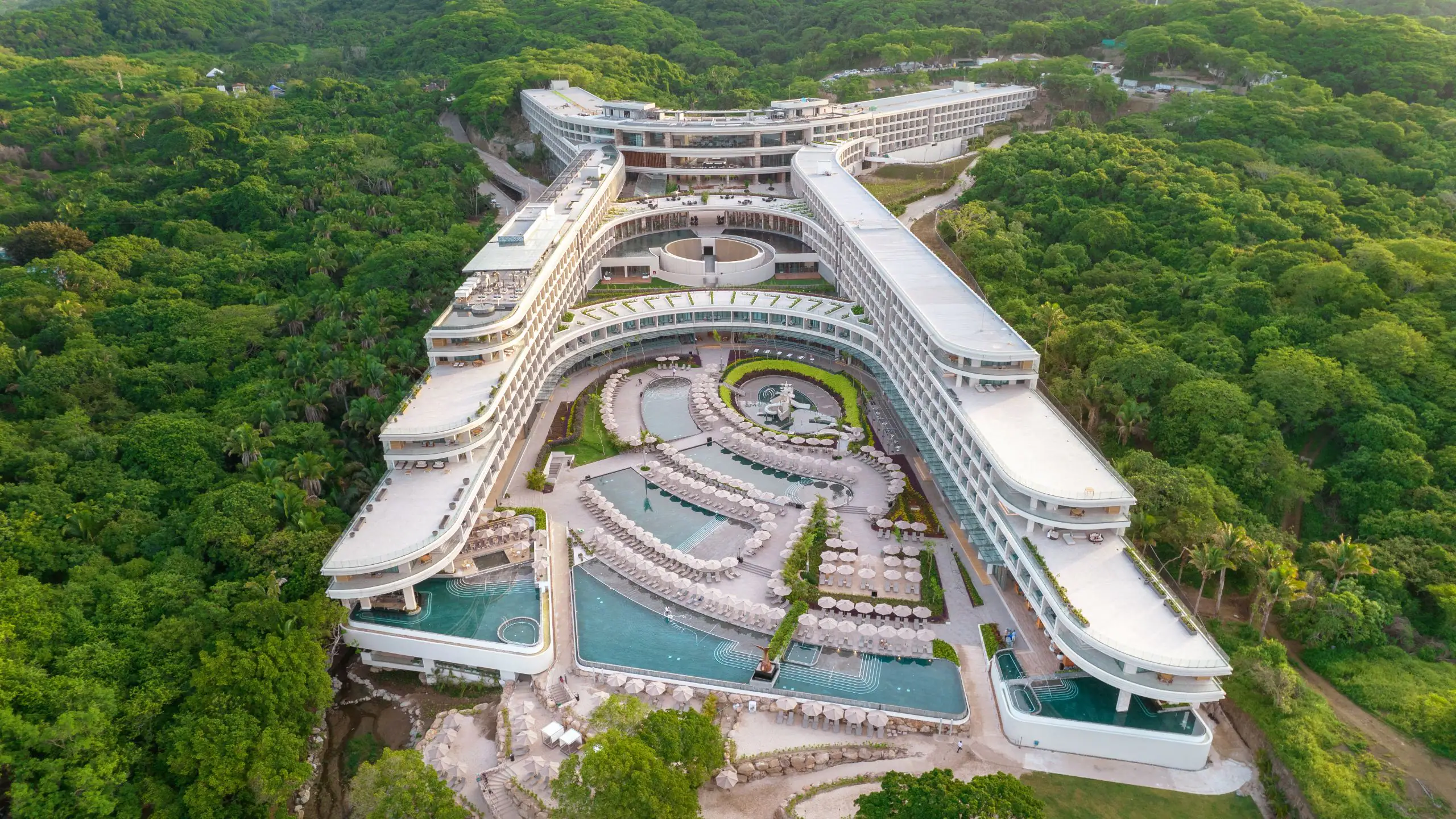 Secrets Bahia Mita Surf and Spa Resort adults-only luxury beachfront resort with infinity pools in Riviera Nayarit, Mexico.