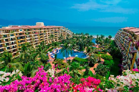 Velas Vallarta Suite Resort beachfront family resort with tropical gardens and pools in Puerto Vallarta, Mexico.